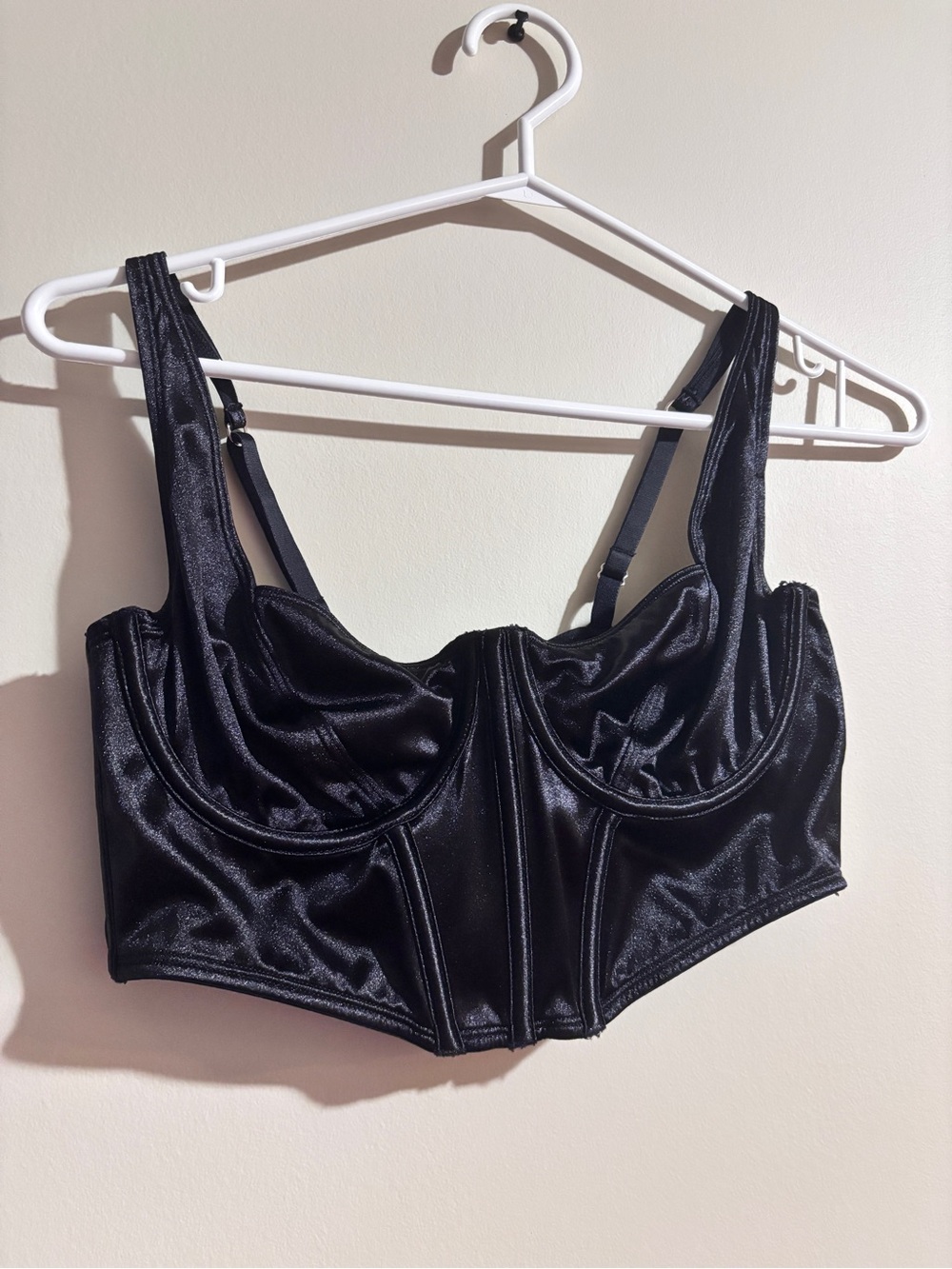 La Senza Corset Bralette Black Size Medium